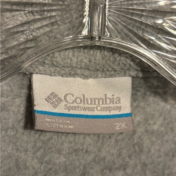 Columbia Light Gray Full-Zip Fleece Jacket - Picture 4 of 4
